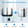 Wall mounted WiFi signal booster
