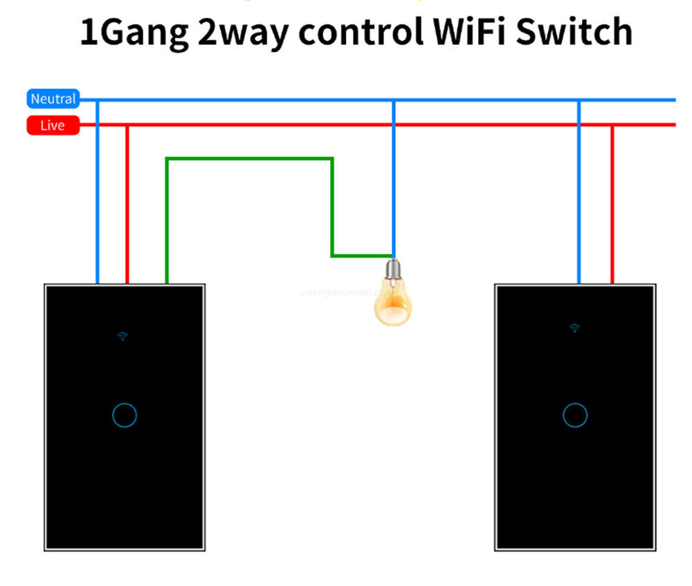 No Neutral Wire WiFi Switch