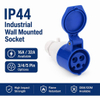 230V 400V surface mount electrical receptacle