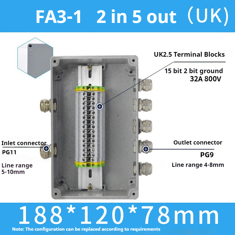 UK Terminals PG11 Connector Metal (UK2.5B)