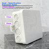 Waterproof Junction Box Electrical Enclosure for Indoor and Outdoor Wire Connection PP Material Dustproof Terminal Project Box
