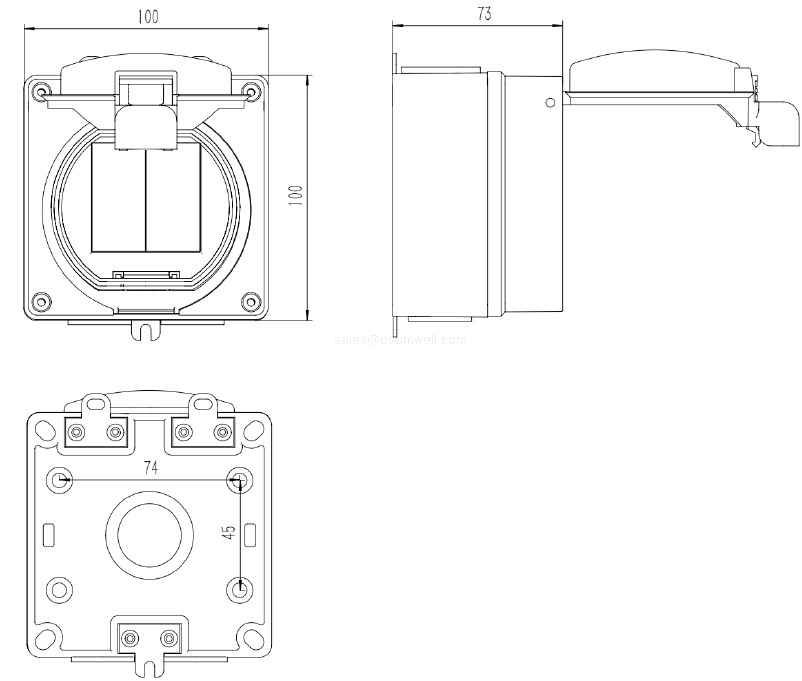 Waterproof Single Switch