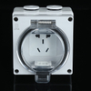 IP66 Waterproof 1 Gang 5-Pin Outdoor Socket