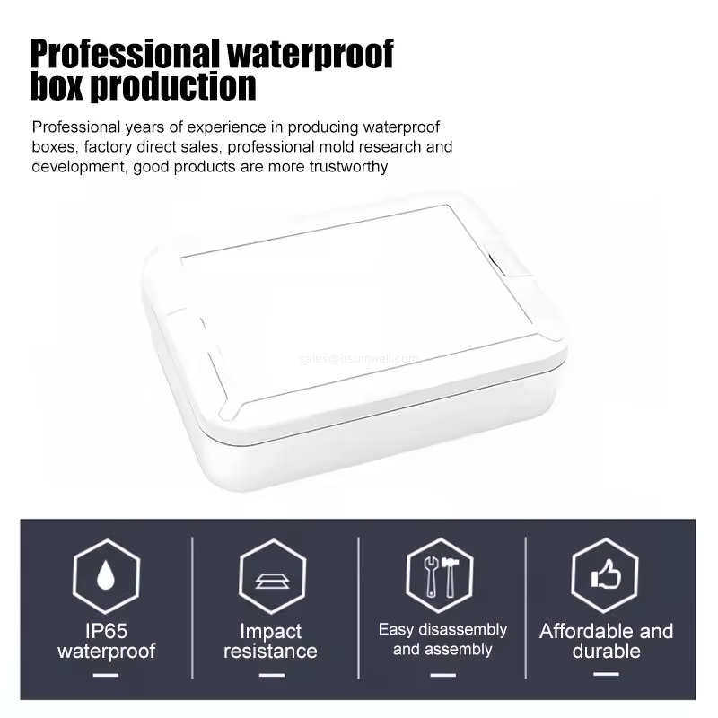 IP67 Transparent Window Cover Custom ABS/PC Visible Lid Fits 4-54 Way MCB Electrical Enclosures for Distribution Box