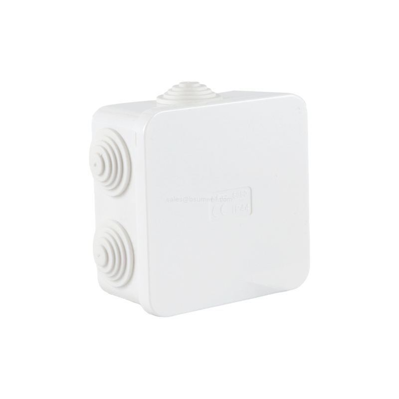 IP44 Waterproof Electrical Junction Box Plastic Surface Mount Terminal Wire Connector Cable Splice Enclosure Case