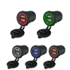12V 24V Dual USB Charger Socket IP66 Waterproof Power Outlet For Car RV Boat Marine Truck