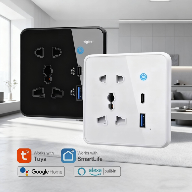 type C Usb Ports timer outlet plug