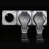 UL approved switch socket combo industrial job site power outlet