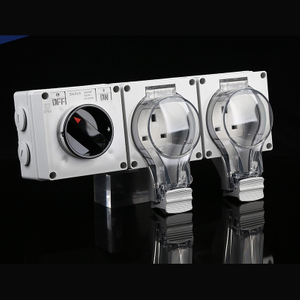 dual gang switched British plug