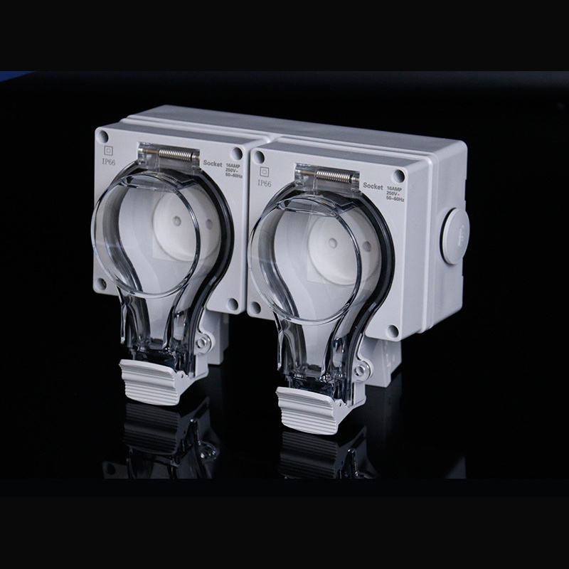 garage dual electrical outlet​ construction site power solution