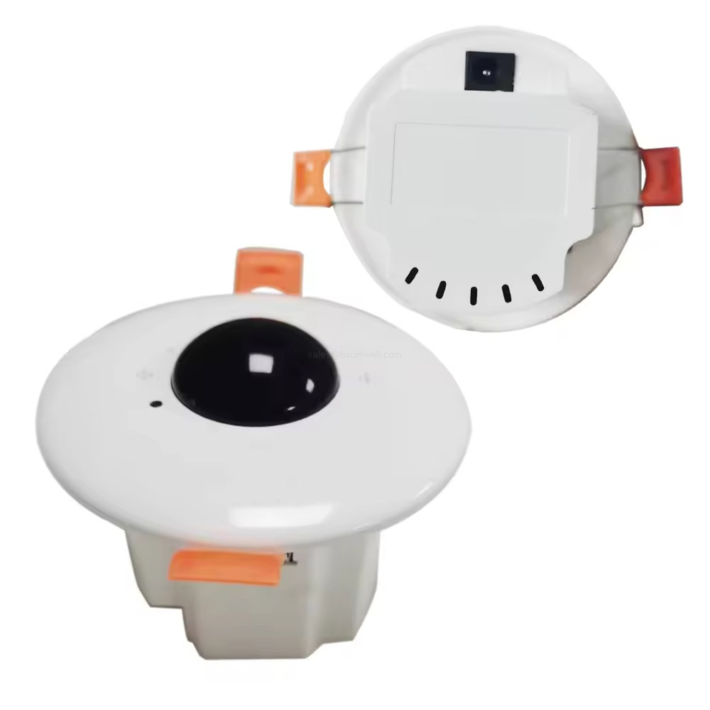 Smart Home Wireless Motion Sensor - 2.4G WiFi/Bluetooth, APP/Voice Control, 10m Sensing, 360&deg; Refraction, Overload Protection for Home/Hotel