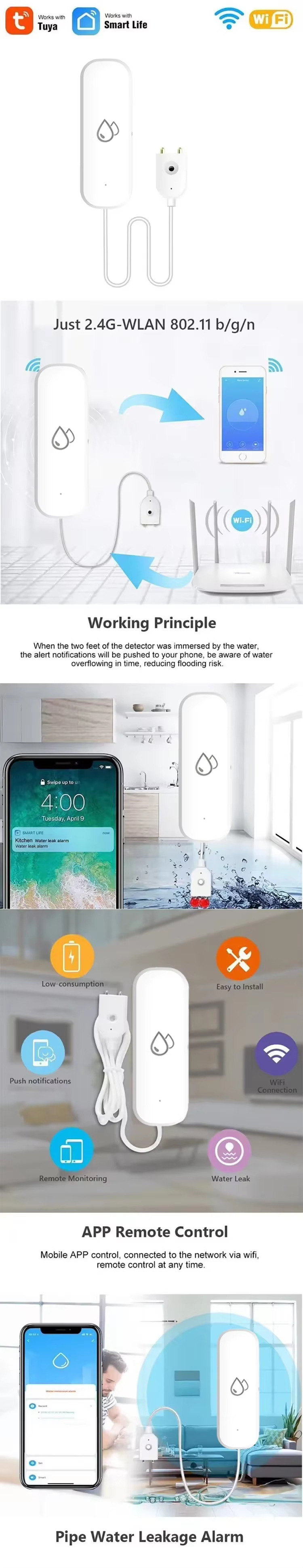 Pipe Water Leakage Alarm