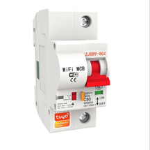 1P(2P,3P,4P) 16A/32A/64A/80A/100A Smart WiFi Circuit Breaker IoT Air Switch Overload Short Circuit Surge Protection Work with Smart Life Alexa 