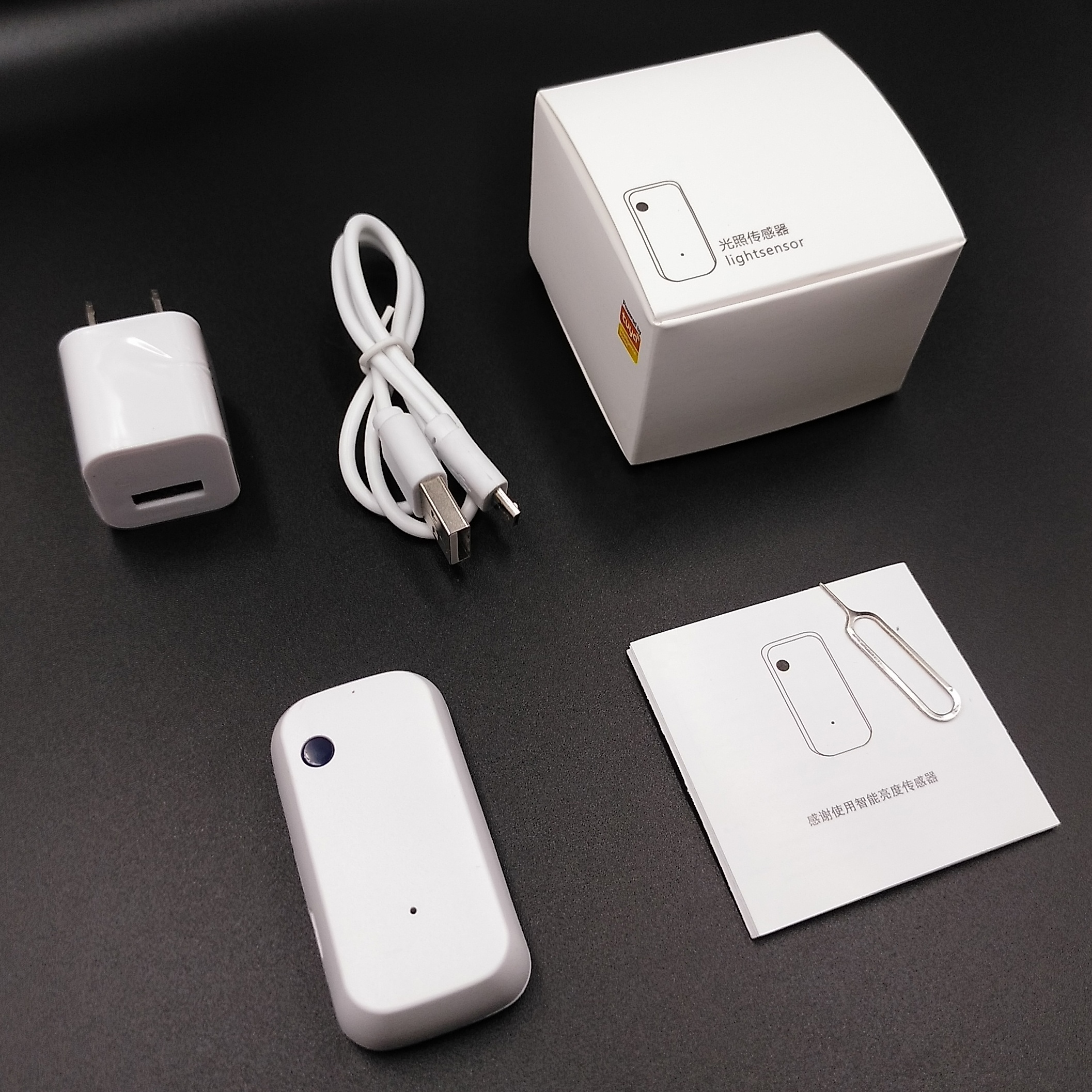 Tuya Smart Sensor Light Automatic Remote Control illuminance Charging USB Wifi Smart Light Sensor Work With Alexa/Google