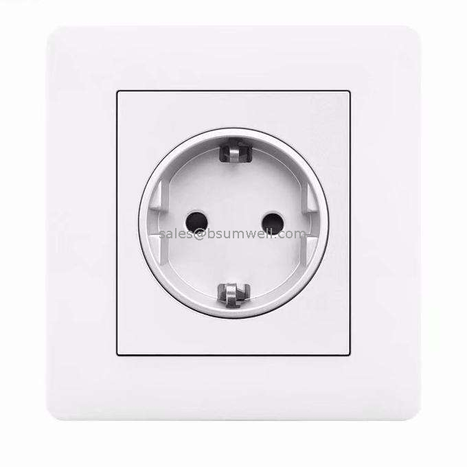 Glass PC Stainless Steel Panel Socket Switch Household Gray Black Grey UK EU US Model