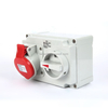 IP44 3 Phase Interlock Socket 5 Pin 400V 16A Industrial Socket With Switch