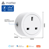 Matter WIFI Smart Socket Tuya Smart Plug UK Standard 16A Voice Control Smart Socket And Switches Google Home/Alexa/Smart Life