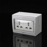 Multifunction Weatherproof Ip55 Outdoor Waterproof 2 Gang Socket Wall Socket Switches And Socket