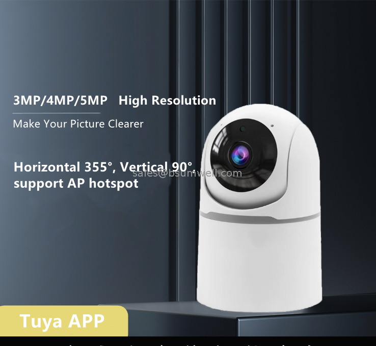 Tuya Smart Life Mini Smart Camera Wireless WiFi Security Surveillance CCTV Camera Work with Google Home/Alexa/homekit