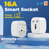 In Stock 10A EU UK US Alexa Google Home Tuya Wall Smart Socket Remote Control Timing Function Mini Wifi Smart Plug