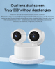 Full HD Dual Channel Synchronization and Zoning Supervision Wifi Camera Mini Indoor Baby Monitor 4MP Camera 4G BT HD Network Video Cameras Wifi Camera