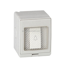 Sound Suitable 1 Gang Door Bell Push Switch 250VAC 20A Waterproof IP55 Wall Switches Push Button Switches