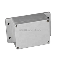 120*120*90mm Weatherproof IP67 gray outdoor ABS plastic enclosure electrical junction box with transparent lid