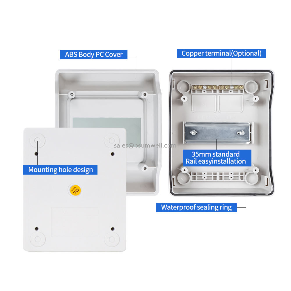 Outdoor 4 6 8 12 Ways Mcb Electrical Db Box Factory Distribution Box Power Distribution Equipment