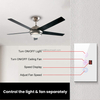 Tuya Smart Wifi Ceiling Fan Switch Eu Standard Tempered Glass Touch Panel Remote Control Wall Switch Screen Display