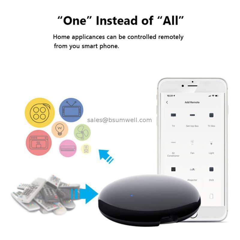 Universal Tuya Zigbee Smart Ir Remote Controller App Control System Work With Alexa Google Home