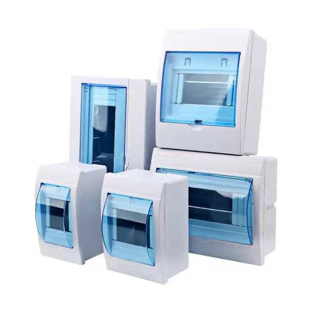 2-12 Circuits Universal Plastic Power Distribution Box for Indoor/Outdoor Use with Waterproof Design