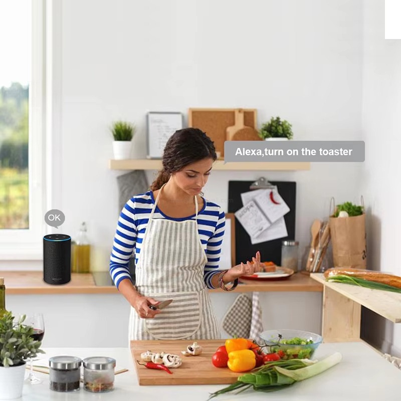 WiFi connection; Voice controlAlexa/Google Home/FTTT; Customize schedules for daily uses; One App control your home; Control your device anywhere; Timing home appliances; Energy Profiler; Device Sharing.