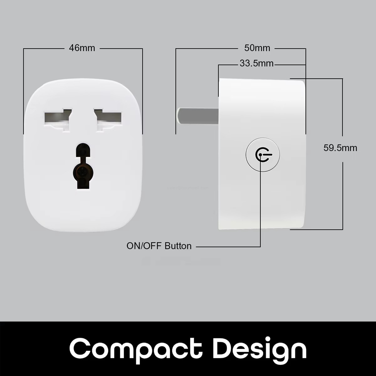 Universal Socket Power Monitoring Timing Switch Function