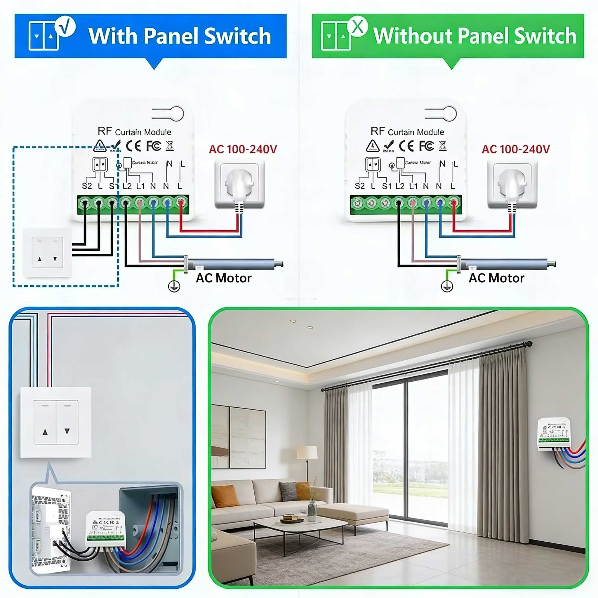 16A High Current Roller Shutter Control Module
