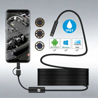 portable flexible cable endoscope