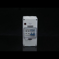 Weatherproof switch and socket combo