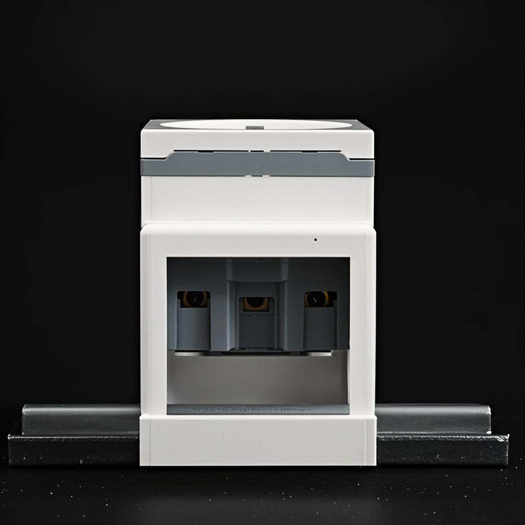 Cabinet-mounted German rail connector