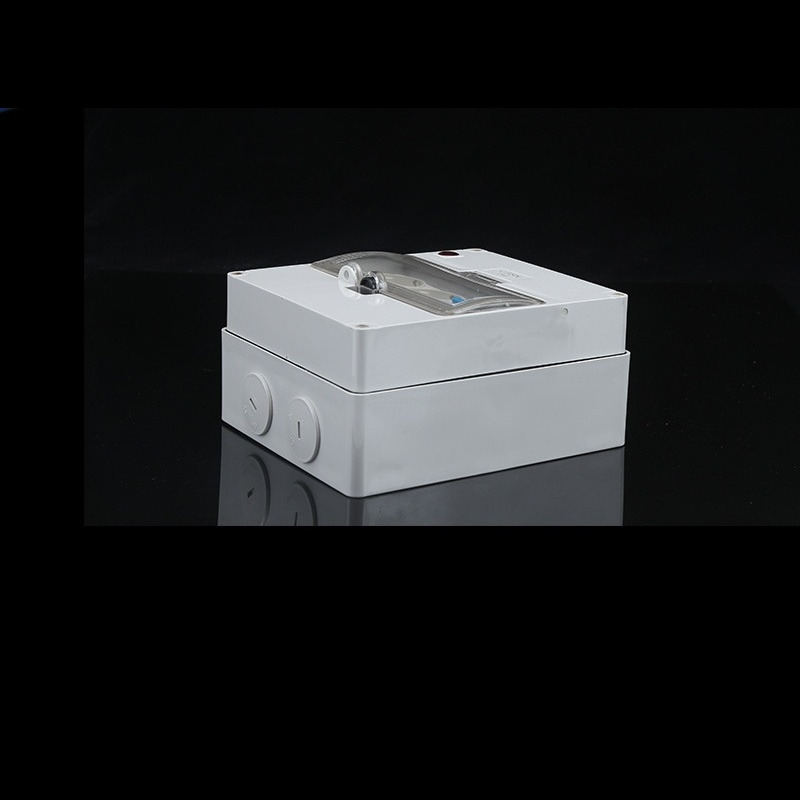 transparent cover 8-way electrical panel