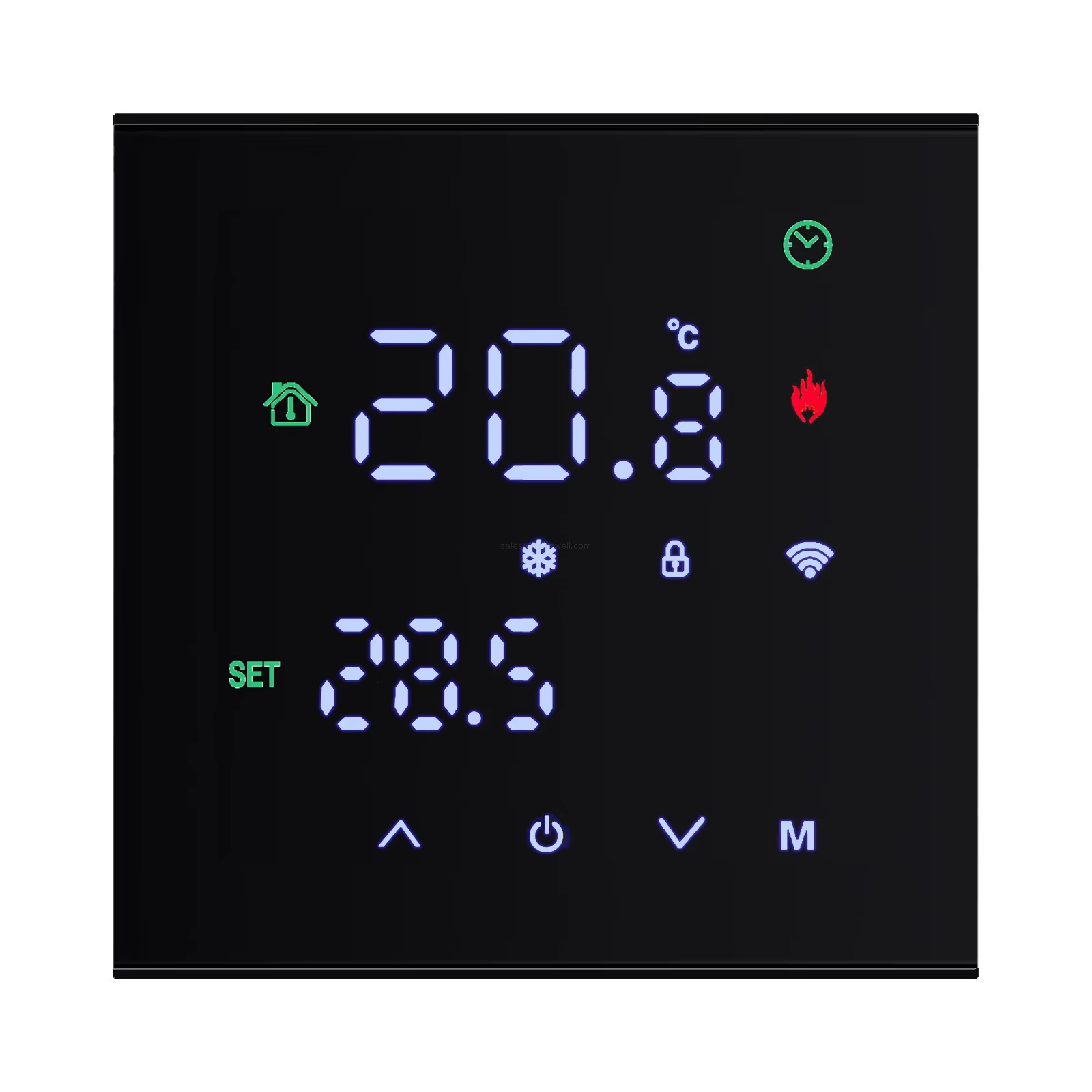 colorful Screen Room Thermostat