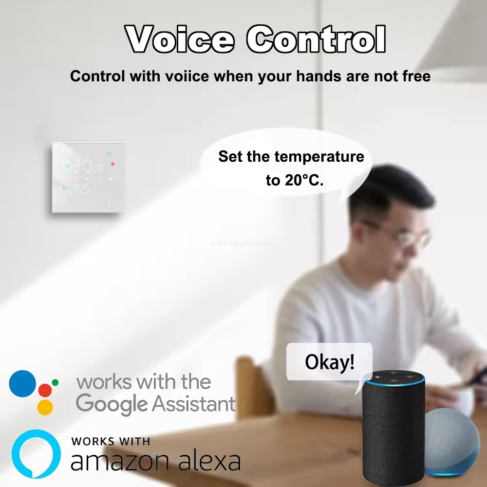 app-controlled electric water thermostat