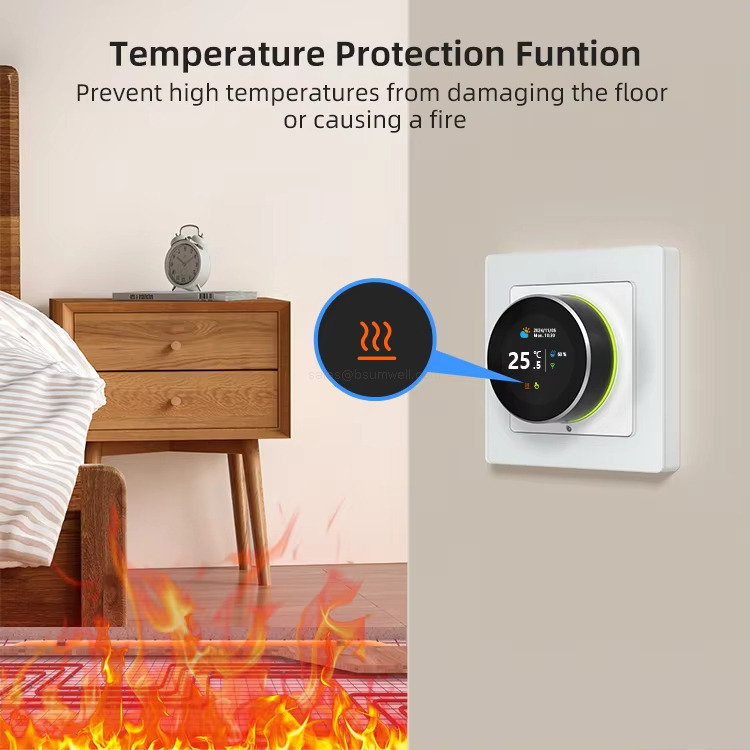 Temperature Protection Funtion: Prevent high temperatures from damaging the floor or causing a fire