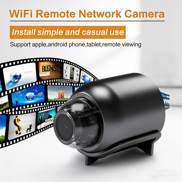 128G TF card/cloud storage mini cam