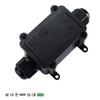 IP68 Waterproof Cable Connector 2 Way Outdoor Electrical Junction Box Tough PC Material Inline Wire Splicer Sleeve for Underground Garden Lighting