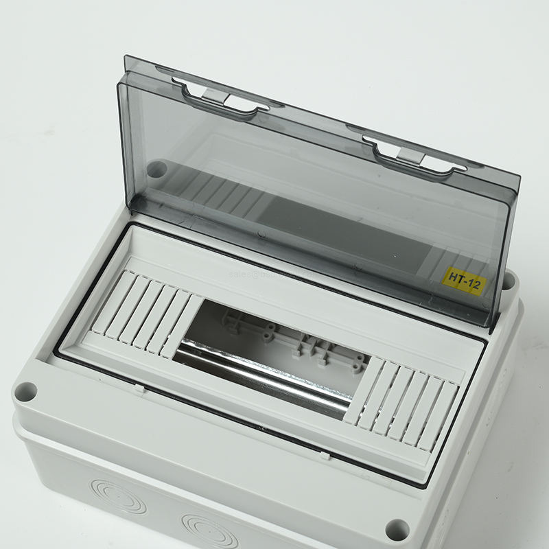 HT Series IP65 Waterproof Distribution Box 2 to 24 Way ABS PC Electrical Enclosure