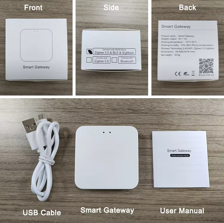  Smart Home Ble Sigmesh Gateway Wireless Wifi Hub Tuya Smart 