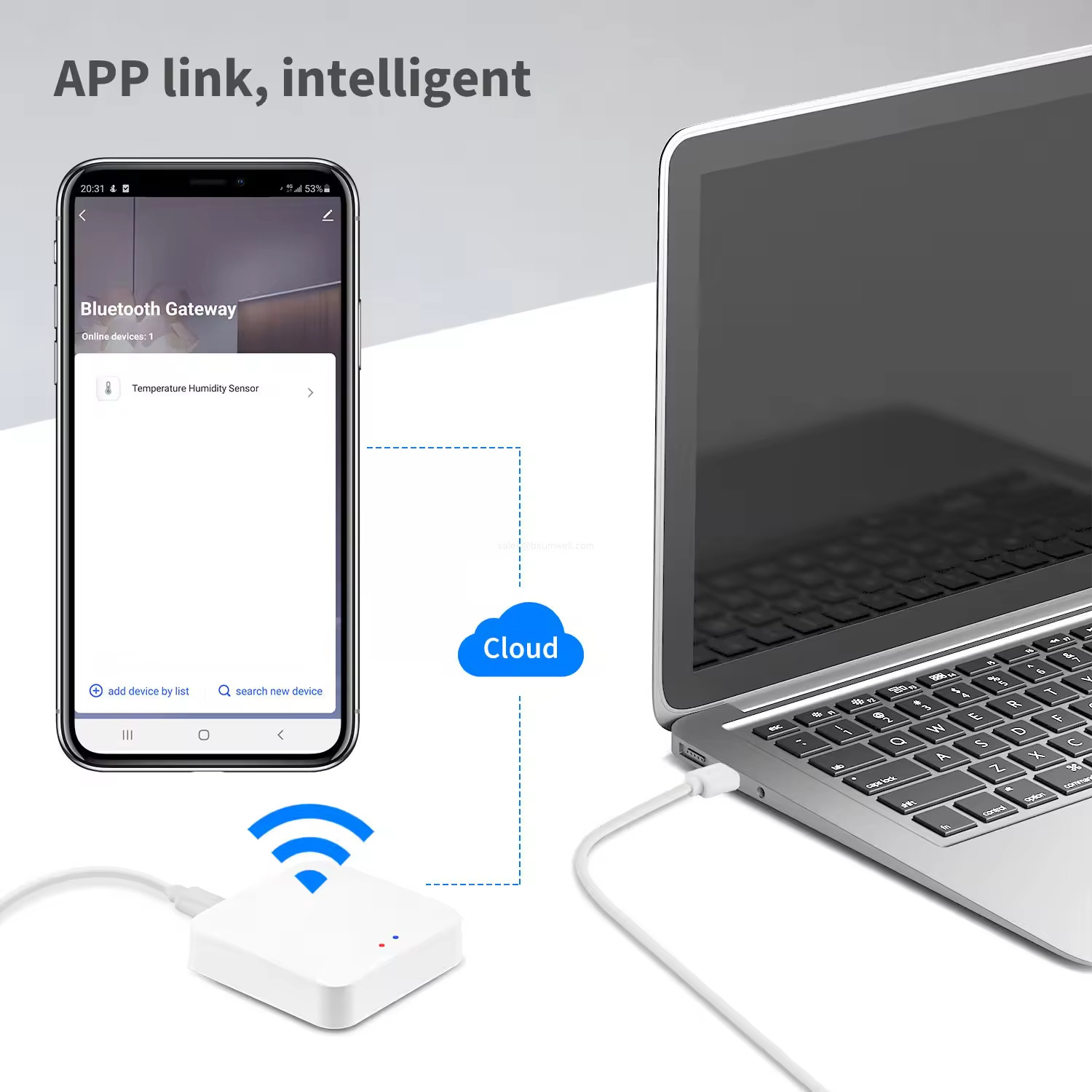 Wireless Wifi Hub Tuya Smart Gateway