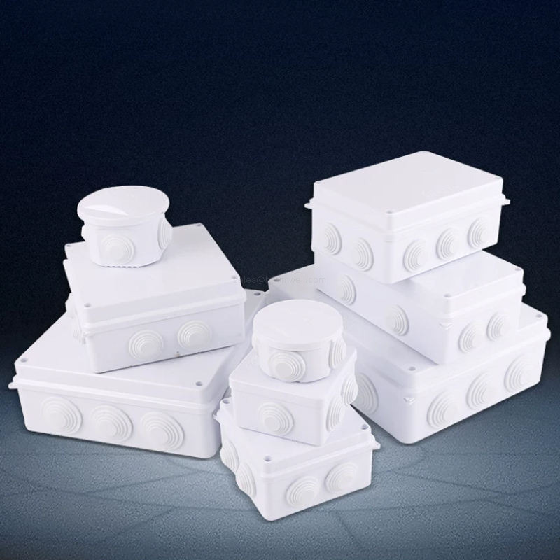 Durable ABS Plastic RA RT Junction Box Weatherproof Electrical Enclosure with Knockout Holes