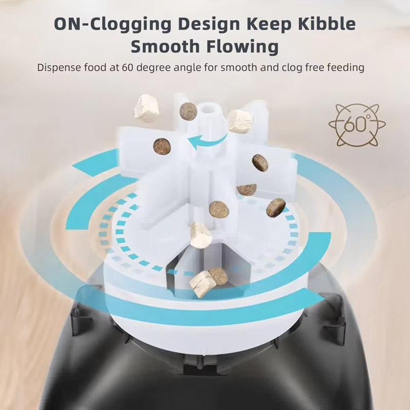 ON-Clogging Design Keep Kibble Smooth Flowing