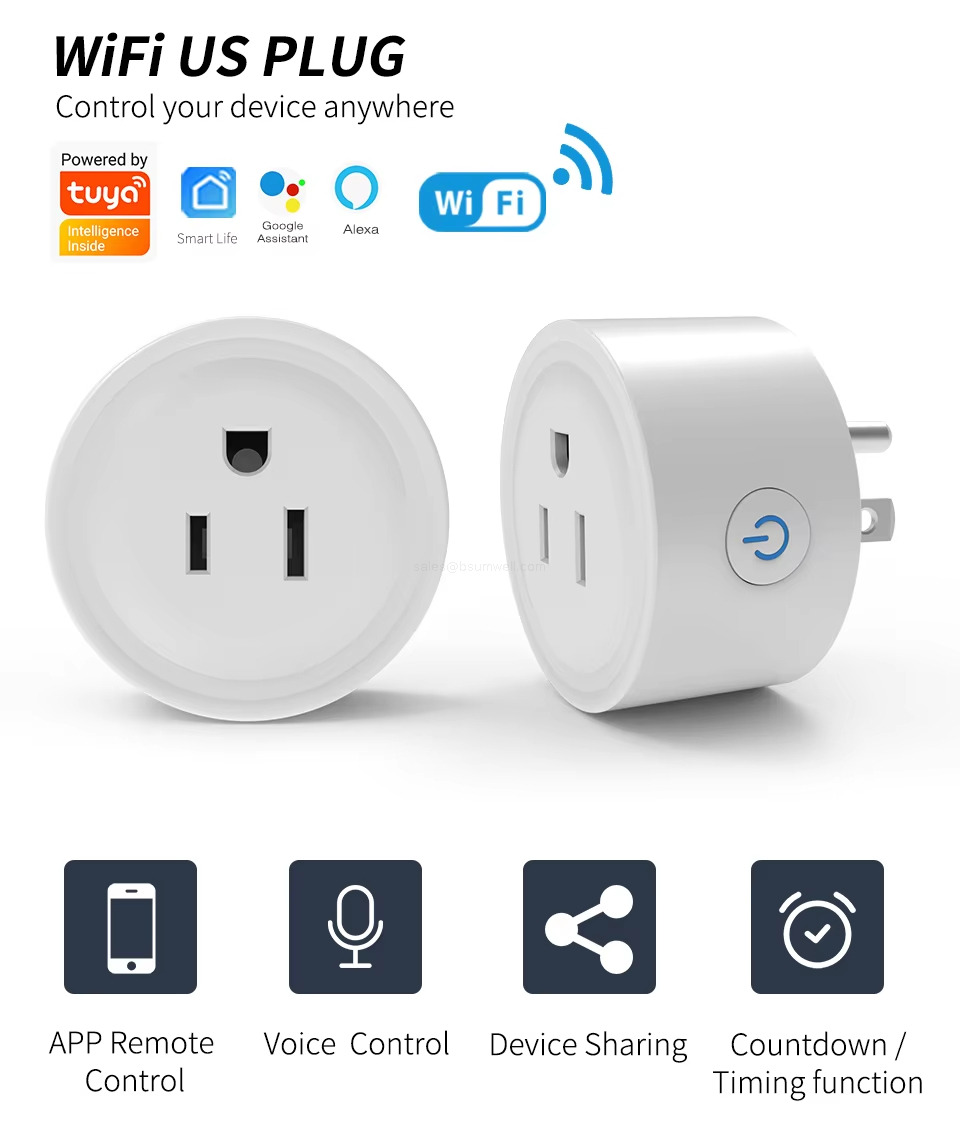 WiFi US PLUG Control your device anywhere