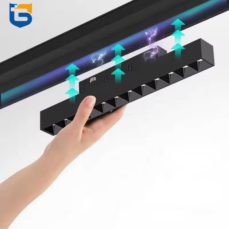 Magnetic Track Light 48v Smart Magnet Track Light Rail Light
